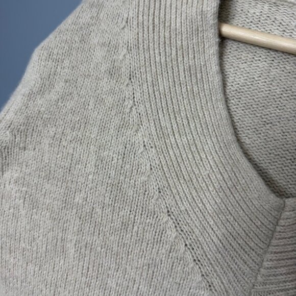 ONE GREY DAY danny v neck pullover long sweater in cream size S - Picture 5 of 7